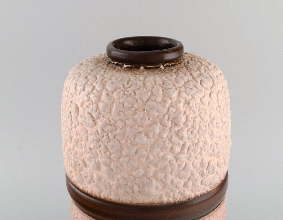 Louis Dage (1885 - 1961) French ceramist Large Art Deco vase in glazed ceramics