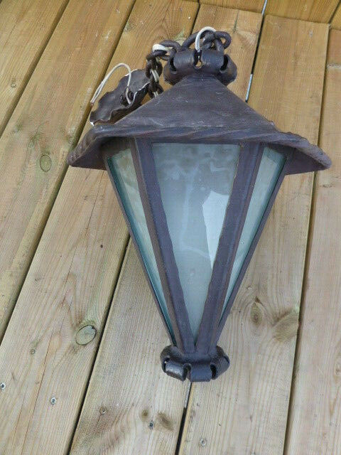 French Wrought Iron Lamps