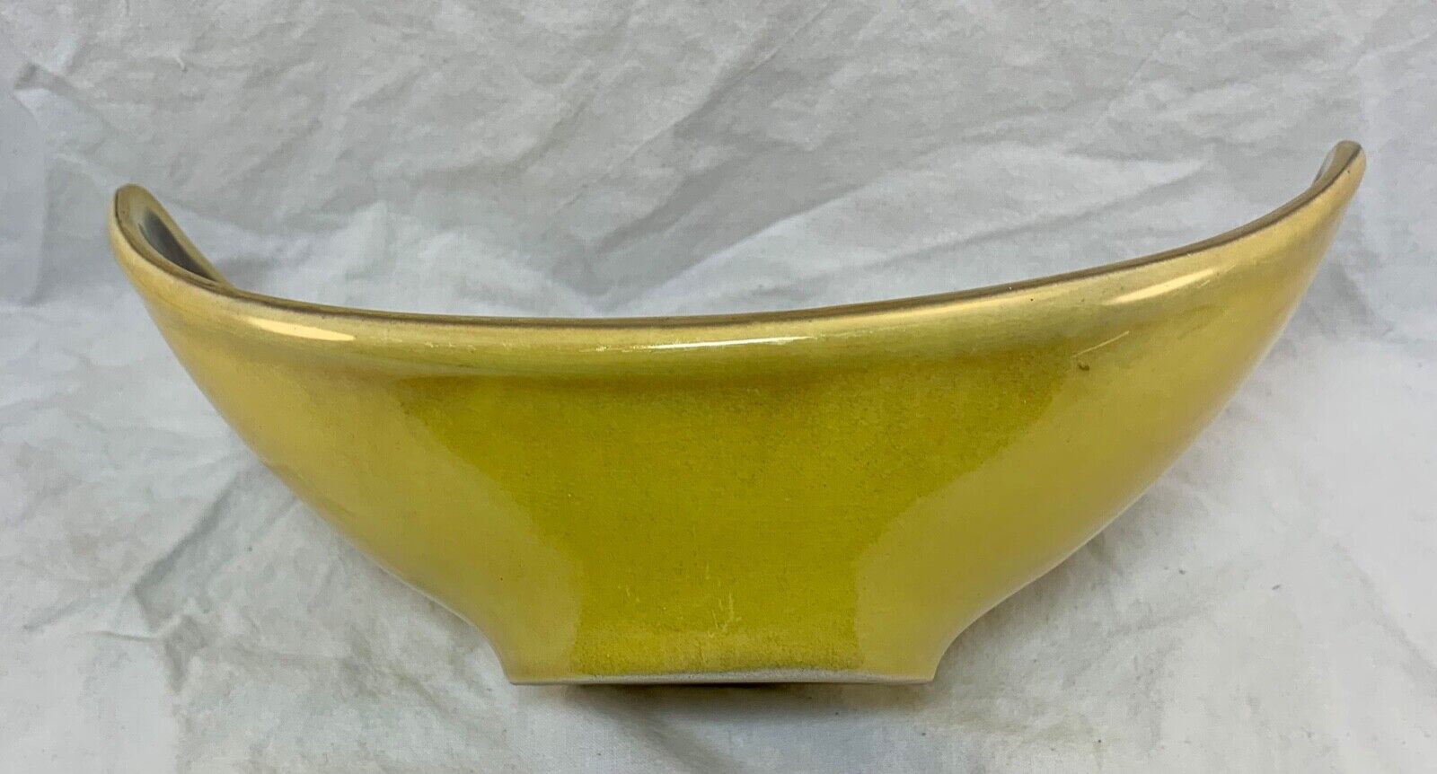 Vintage Dumler  Breiden yellow ceramic bowl 1096 East Germany