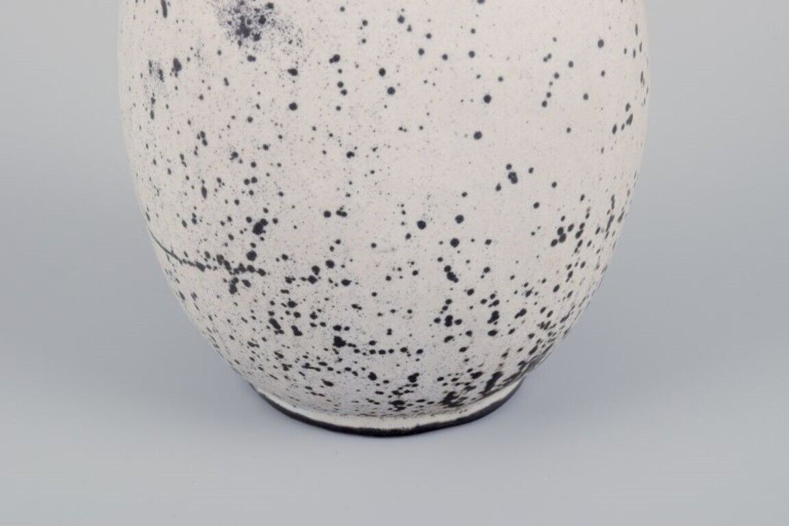 Svend Hammershøi for Kähler Ceramic vase with a narrow neck 1930s