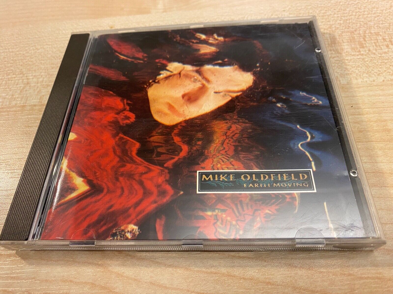 MIKE OLDFIELD "EARTH MOVING" 1989 CD ALBUM 9 TRACK VIRGIN RECORDS 1 PRESSING CD