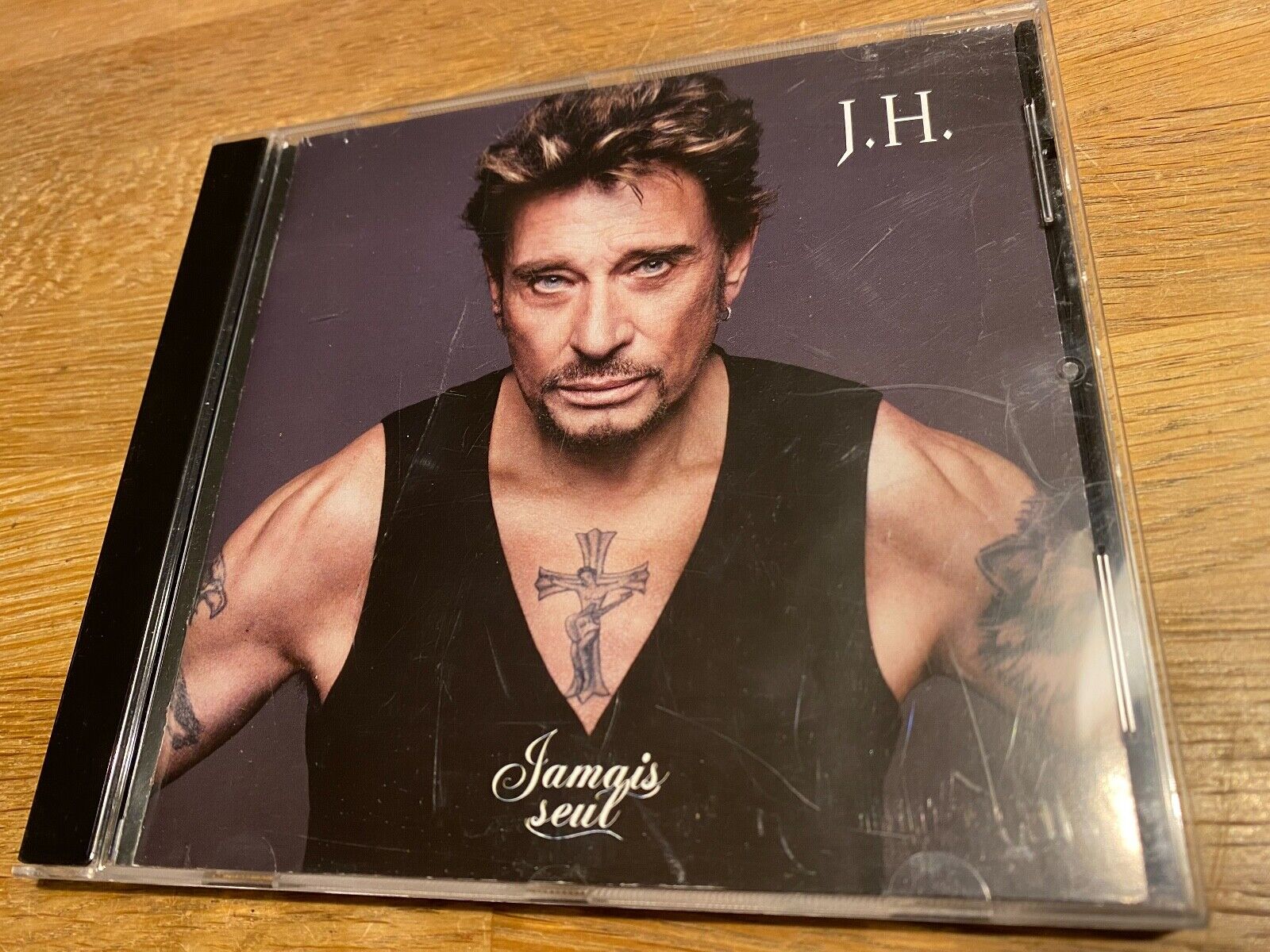 JOHNNY HALLYDAY "JAMAIS SEUL" 2011 13 TRACK FRANCE OPENDISC CD ALBUM GERMAN CD