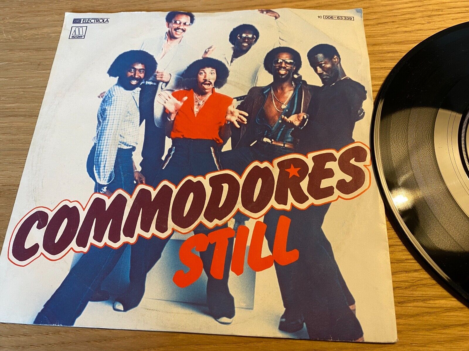 THE COMMODORES "STILL / SUCH A WOMAN" 1979 MOTOWN RECORDS VINYL SINGLE GERMANY 7