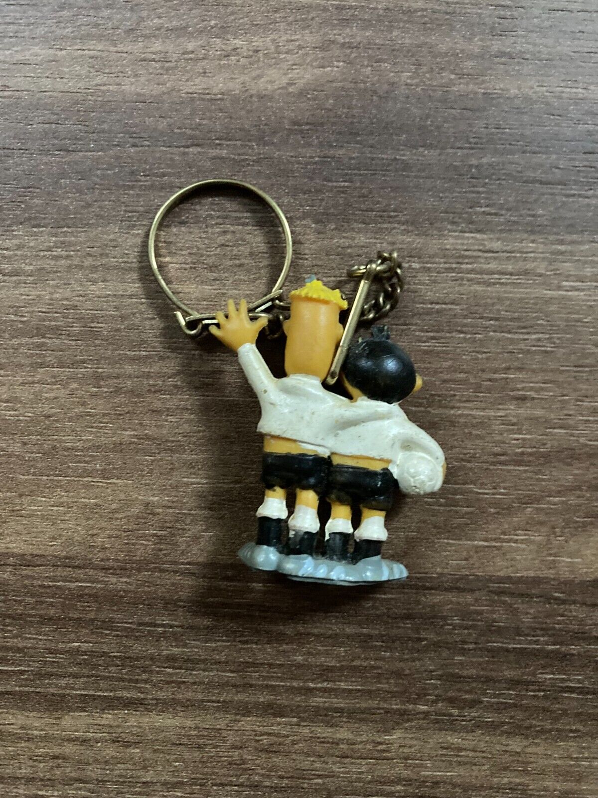 Vintage 1974 World Cup Tip and Tap Mascot Keychain Classic Football Memorabilia