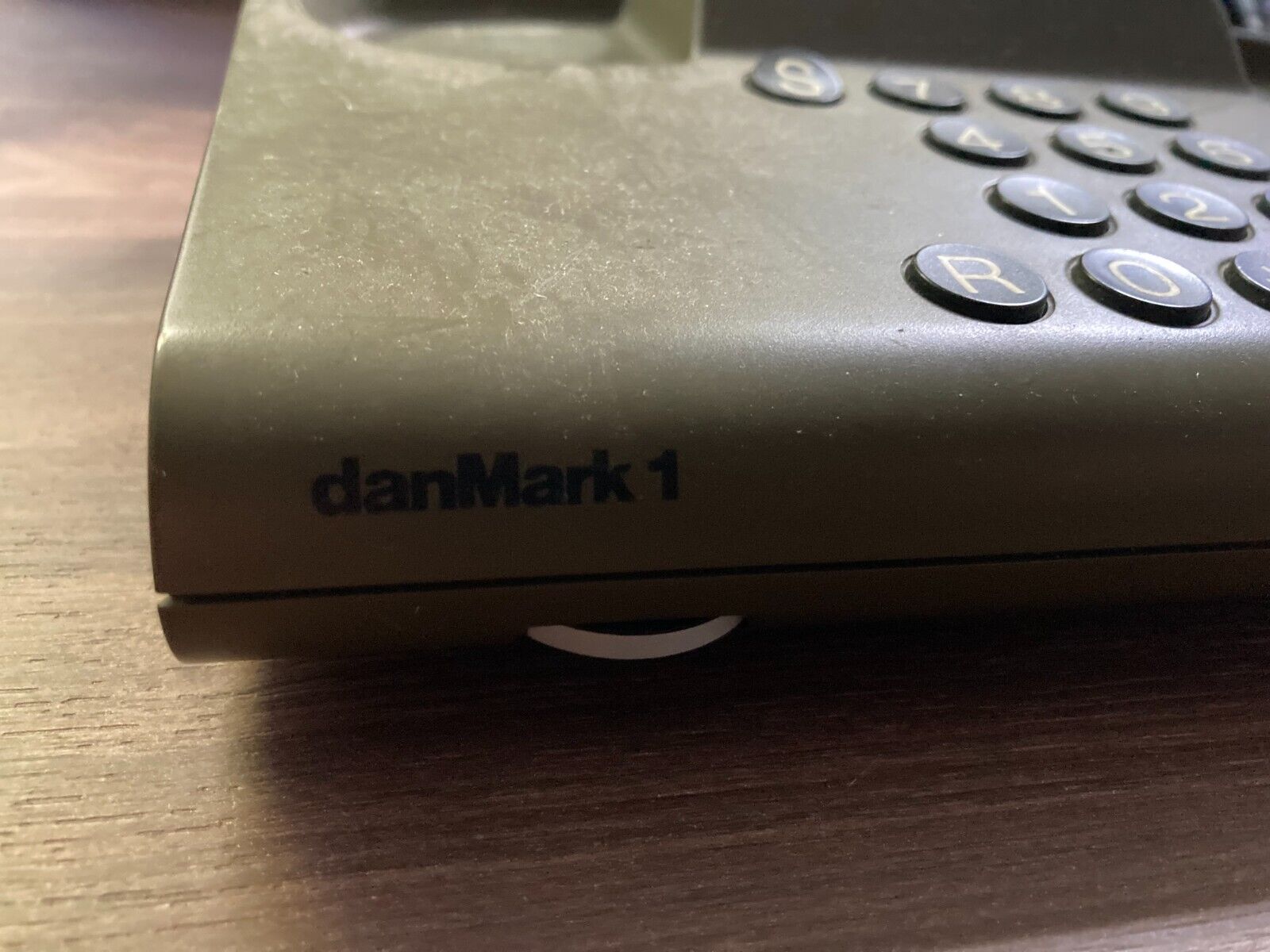 DanMark 1 Retro Vintage Danish Design 1980s Army Dark Green Desk Landline Phone