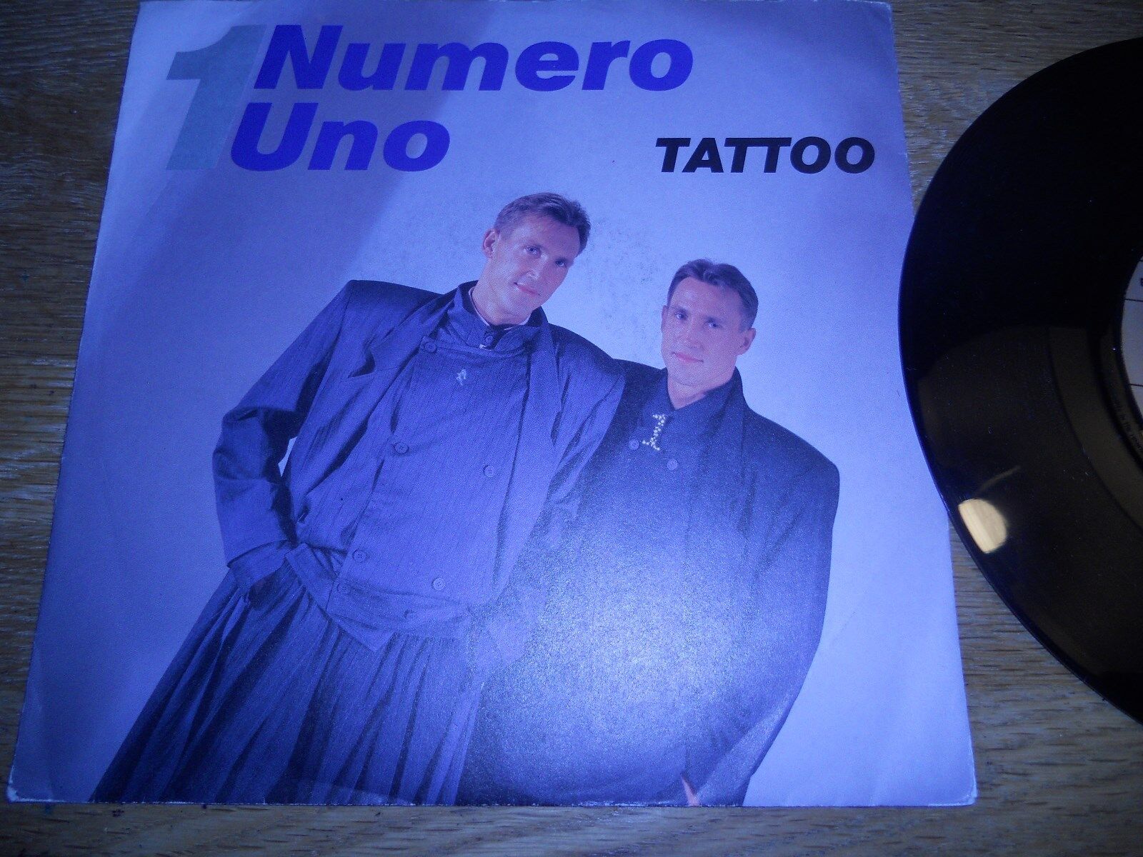 NUMERO UNO "TATTOO" 1987 MEGA RECORDS BIEM / NCB RARE DANISH VINYL SINGLE USED**