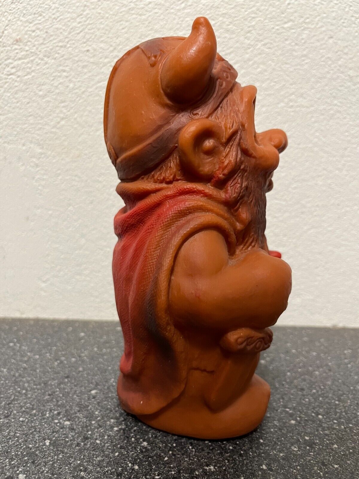 Vintage Danish Dam Troll Piggy Bank - Sparekassen Østjylland - Hornsyld Denmark