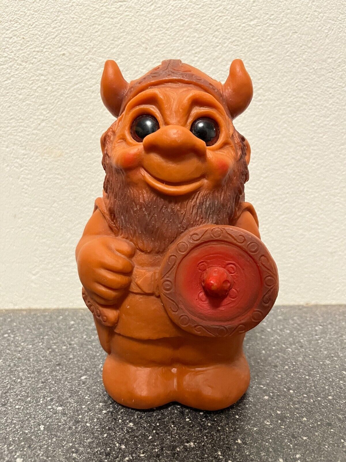 Vintage Danish Dam Troll Piggy Bank - Sparekassen Østjylland - Hornsyld Denmark