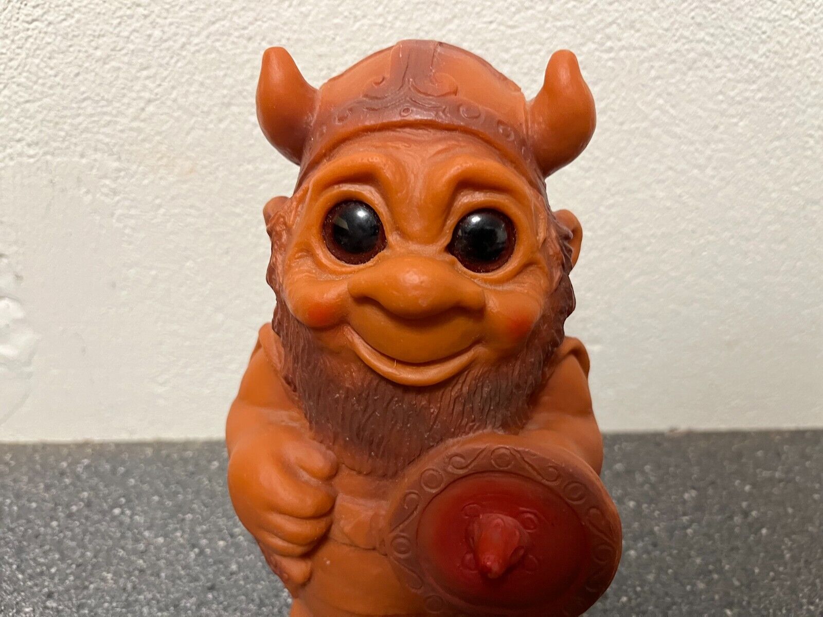 Vintage Danish Dam Troll Piggy Bank - Sparekassen Østjylland - Hornsyld Denmark