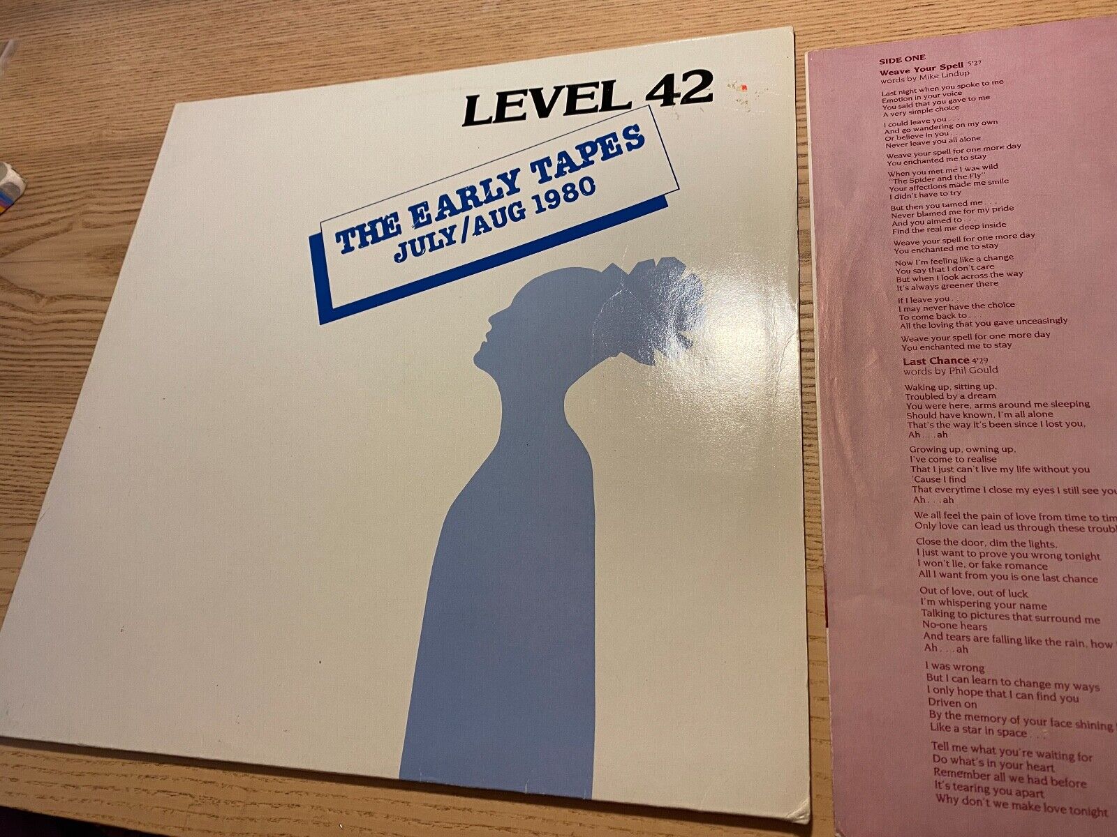 LEVEL 42 "THE EARLY TAPES JULY / AUGUST 1980" 1980 GERMANY PRESS 8 SONGS POLYDOR