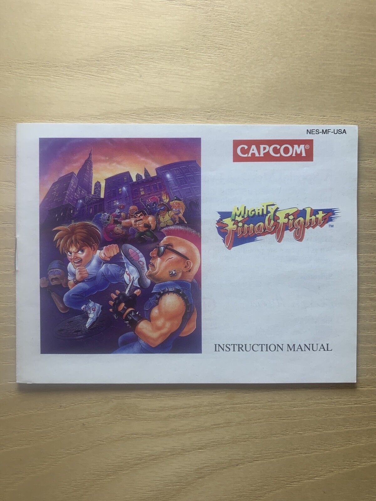 Nintendo NES Mighty Final Fight USA Manual