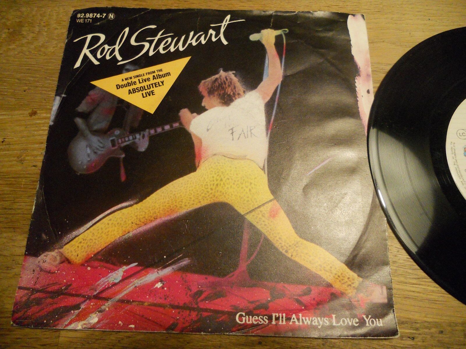 ROD STEWART "GUESS I´LL ALWAYS LOVE YOU" LIVE 1982 WARNER BROS RECORDS WGERMANY