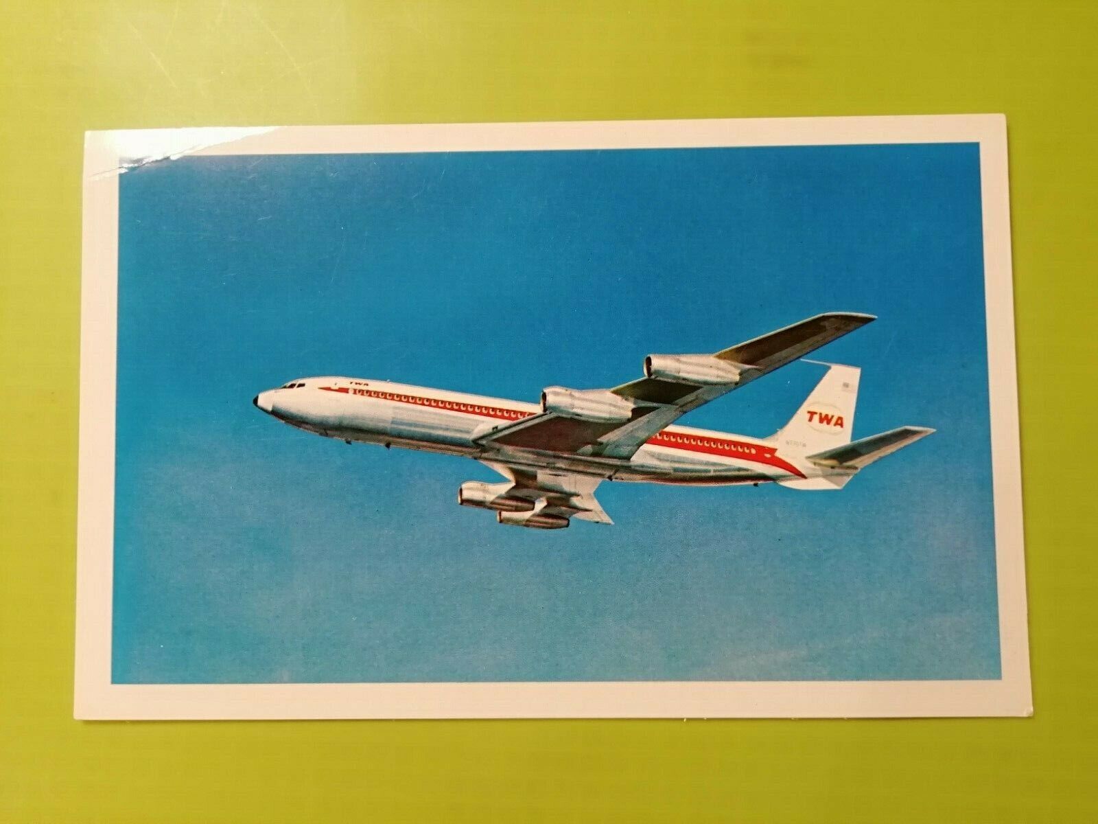 Aviation postcard The TWA StarStream Unposted