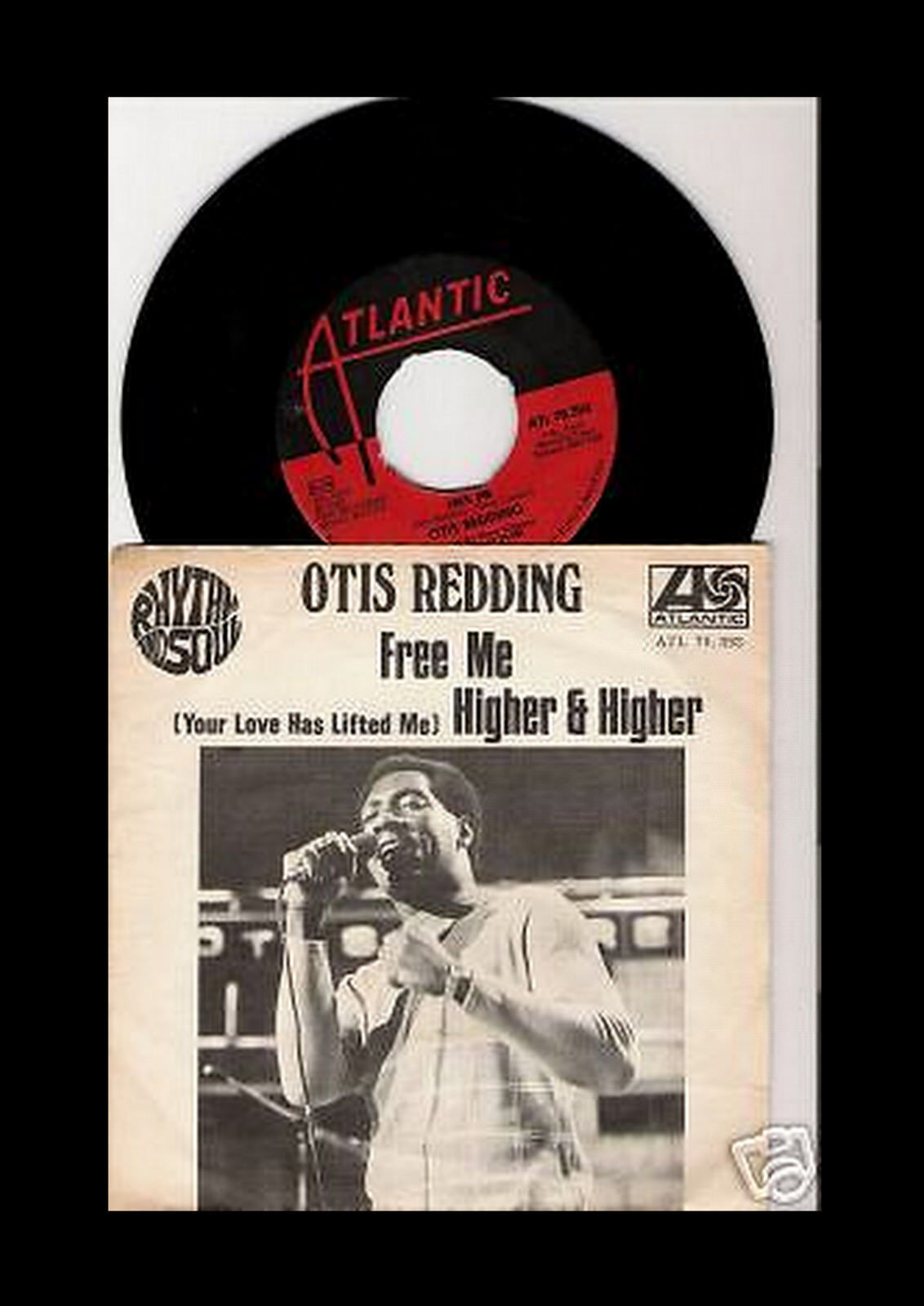 OTIS REDDING FREE ME   HIGHER AND HIGHER SWEDISH 45+PS 69 MOD NORTHERN SOUL RB