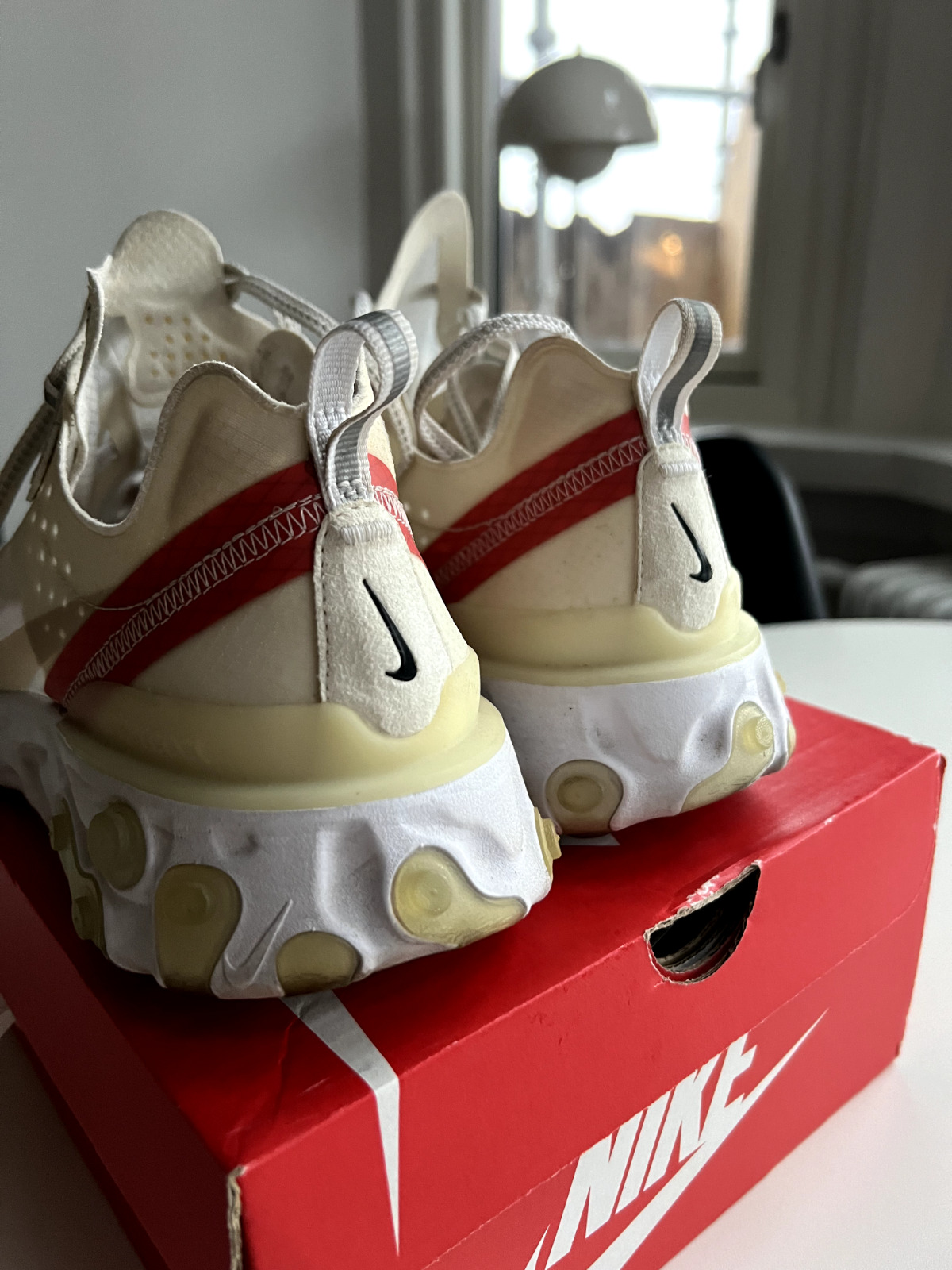 Size 10 - Nike React Element 87 Light Bone 2018