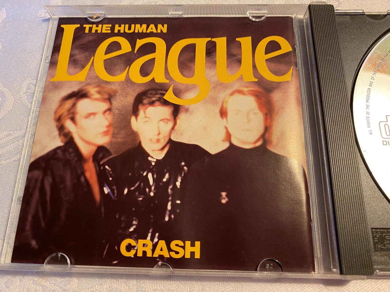 THE HUMAN LEAGUE "CRASH" 1986 CD ALBUM 10 TRACK VIRGIN RECORDS UK PRESSING POP