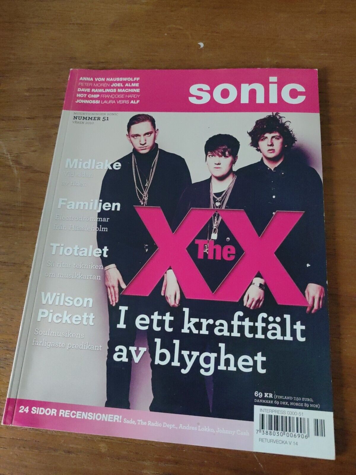 Swedish Magazine THE XX Midlake WILSON PICKETT Kent DAVE RAWLINGS Dave Gaha  B22