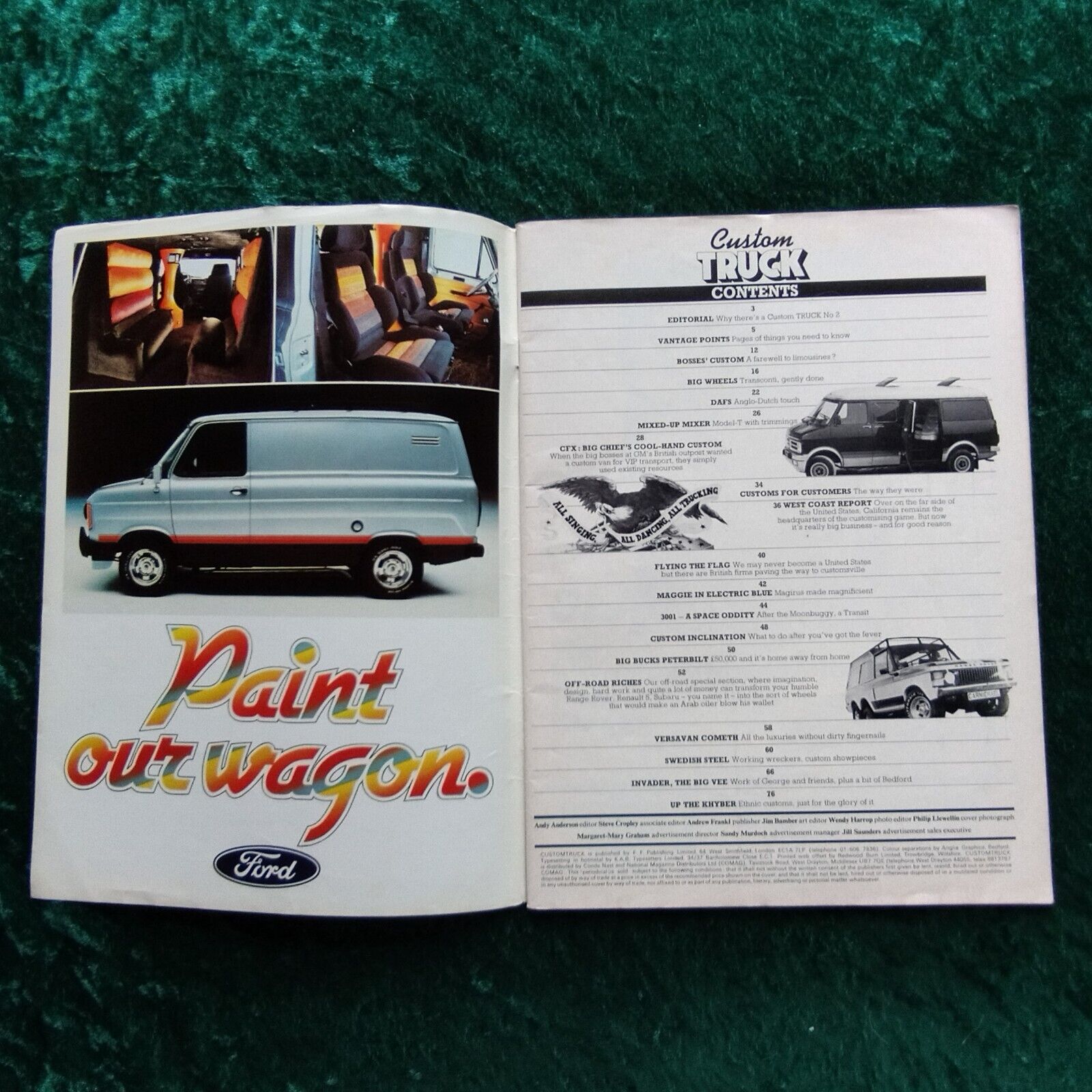 CUSTOM TRUCK A Truck Magazine Special 1979 British publication