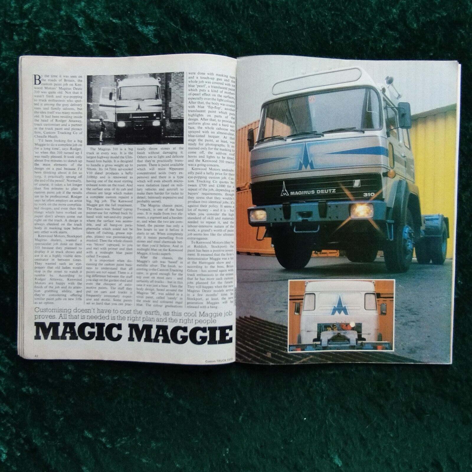 CUSTOM TRUCK A Truck Magazine Special 1979 British publication