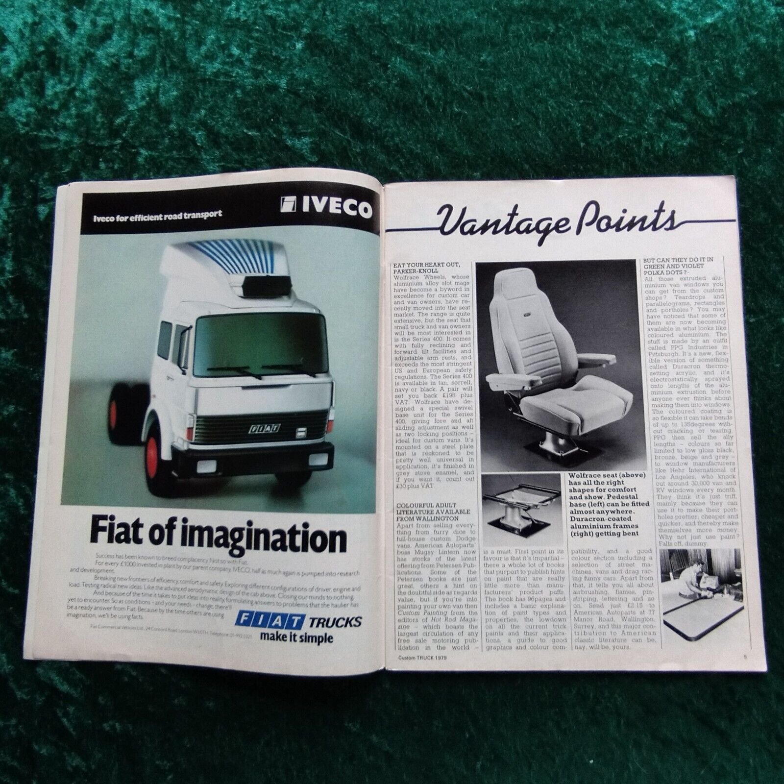 CUSTOM TRUCK A Truck Magazine Special 1979 British publication