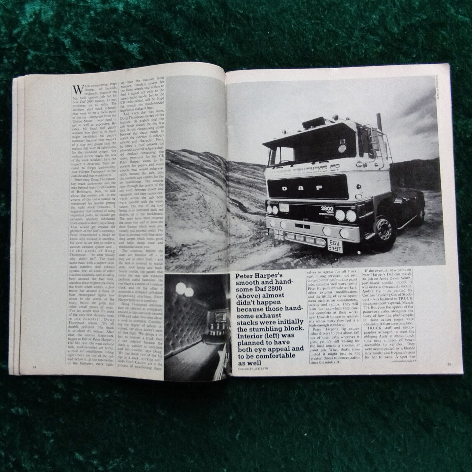 CUSTOM TRUCK A Truck Magazine Special 1979 British publication