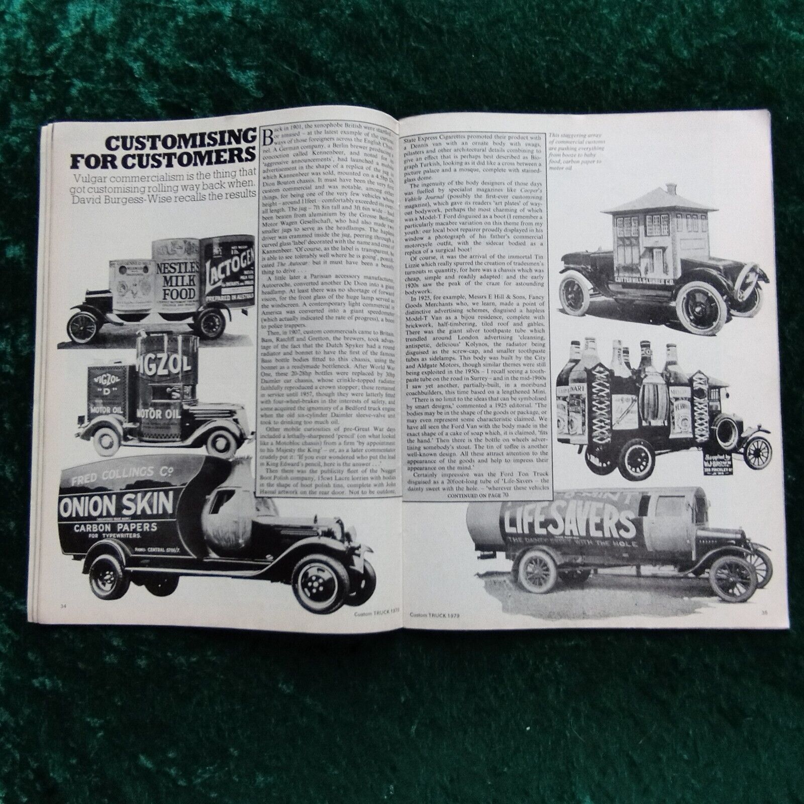 CUSTOM TRUCK A Truck Magazine Special 1979 British publication