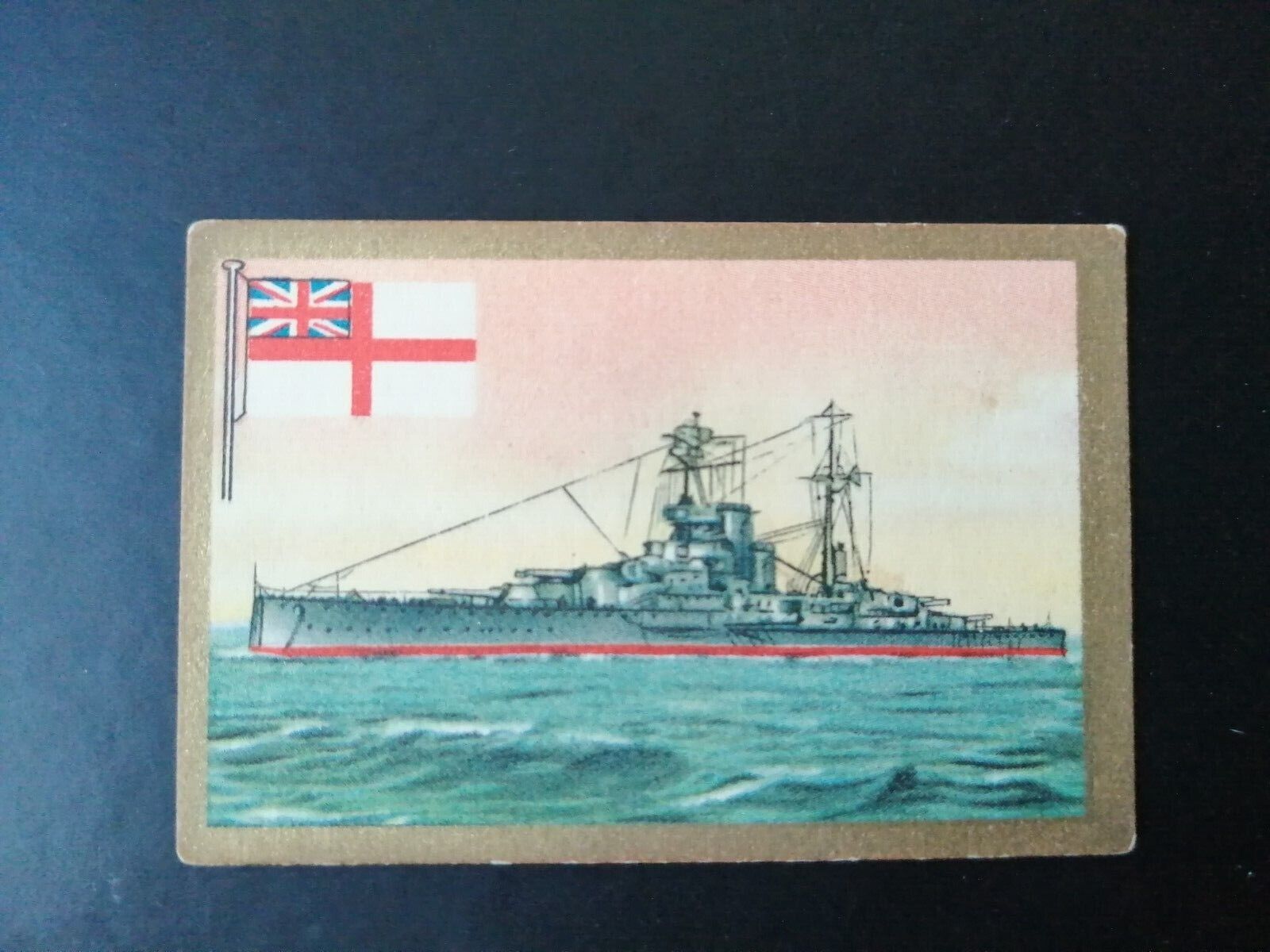 German SABA tobacco ship trading card 1931-33No 141 "Royal-Sovereign" England