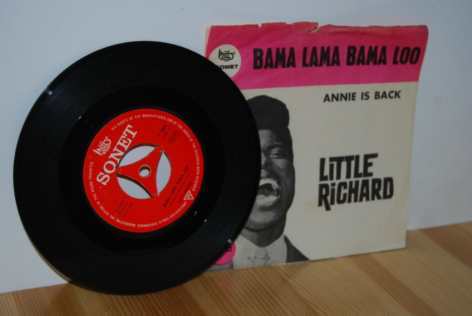 LITTLE RICHARD Bama Lama Bama Loo DANISH PS Picture sleeve 45