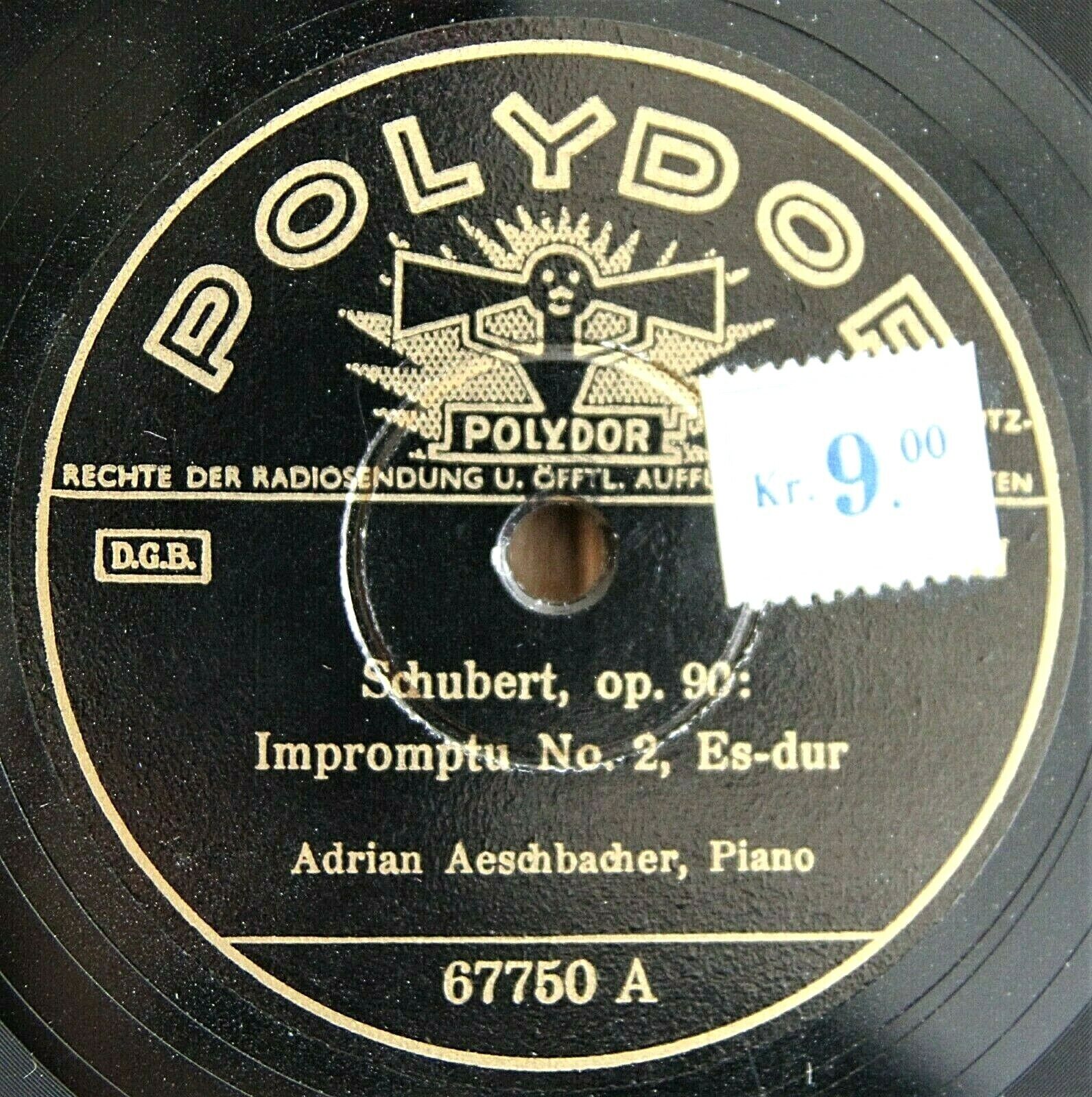 Aeschbacher Schubert (Impromptus op 902  903) Pol 67750 NM(-)