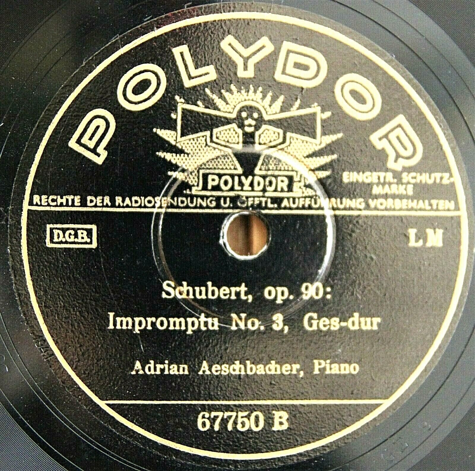 Aeschbacher Schubert (Impromptus op 902  903) Pol 67750 NM(-)