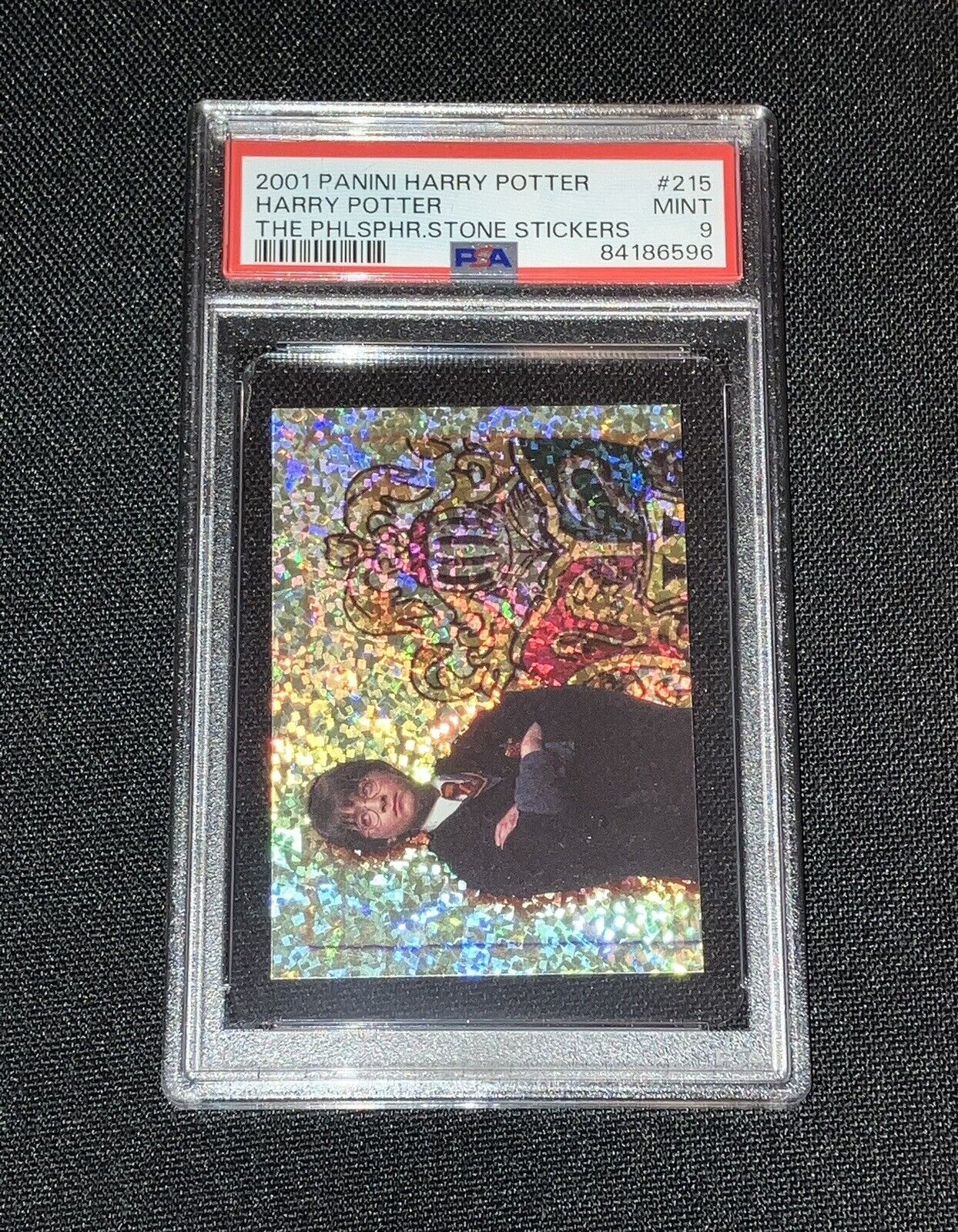 2001 PANINI HARRY POTTER THE PHILOSOPHERS'S STONE HOLO STICKER PSA 9 MINT ⚡️