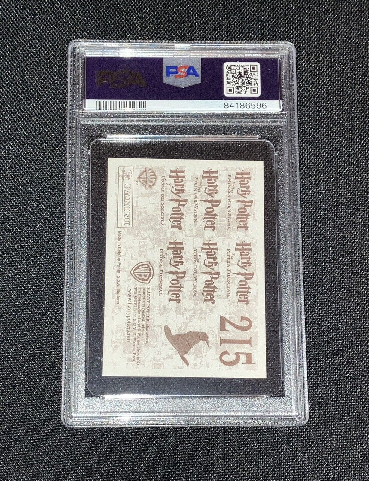 2001 PANINI HARRY POTTER THE PHILOSOPHERS'S STONE HOLO STICKER PSA 9 MINT ⚡️