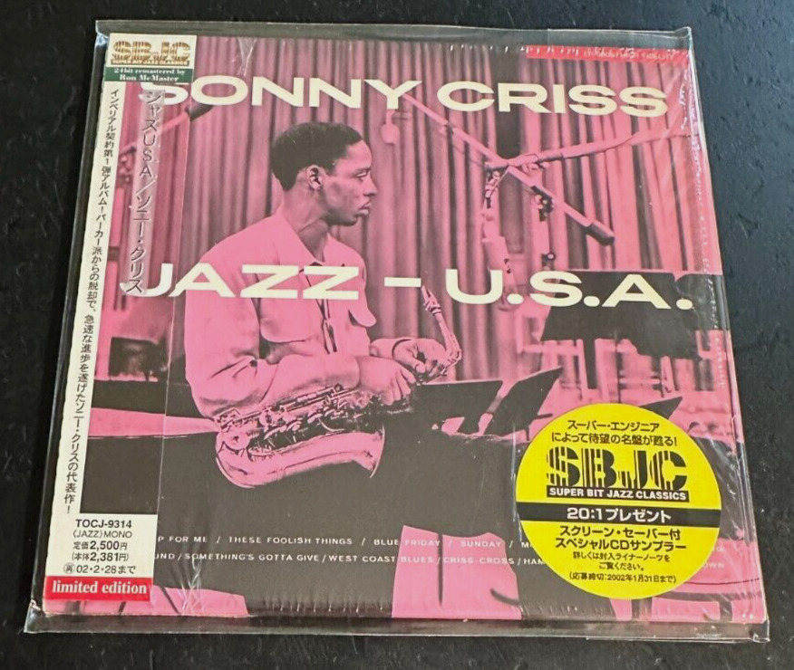 SONNY CRISS ''JAZZ - U.S.A.'' - MINI LP JAPAN CD - LIBERTY