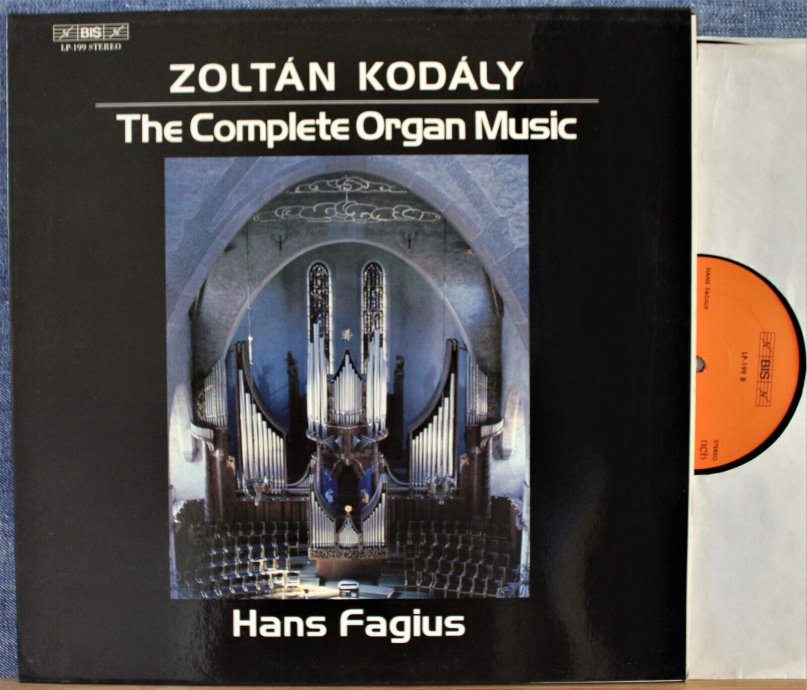 Fagius Kodaly (Complete organ Music) BIS LP-199 NM