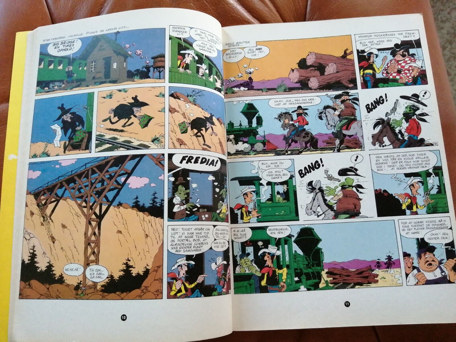 Denmarkcomic book"Lucky Luke" no 19Morris  Goscinny1982