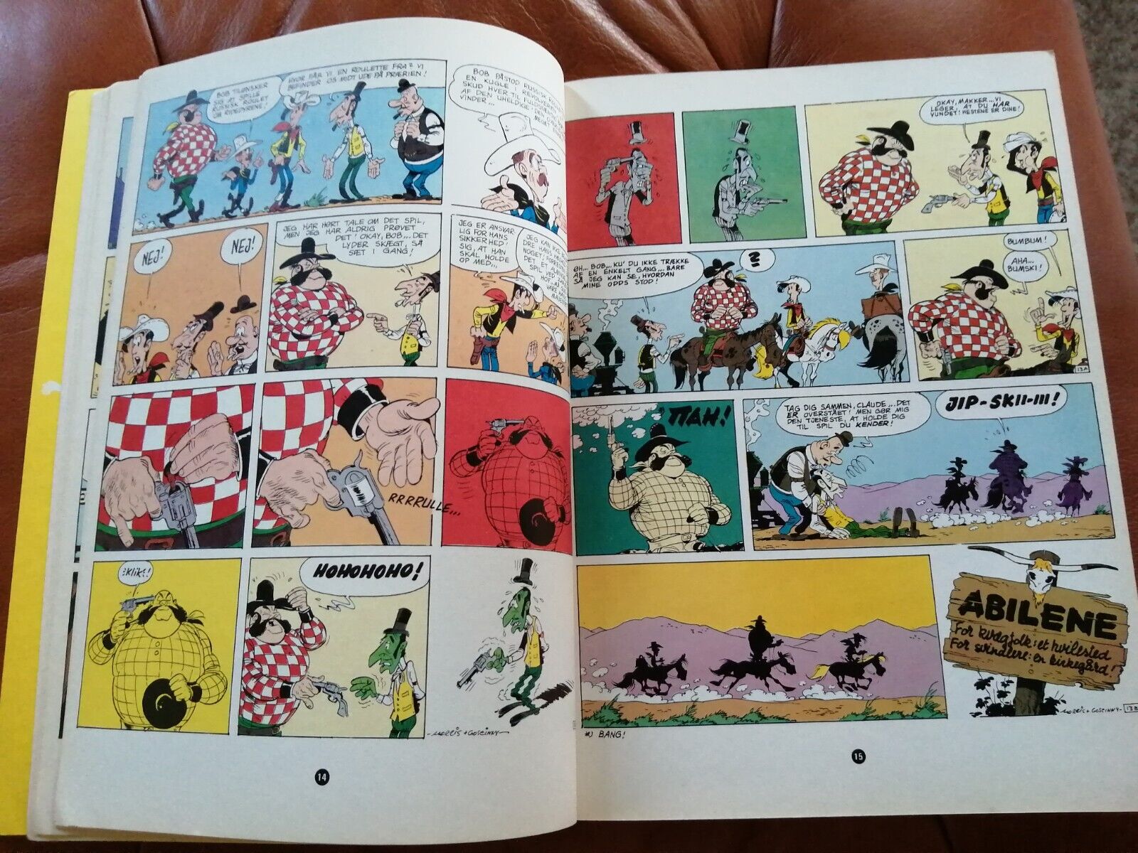 Denmarkcomic book"Lucky Luke" no 19Morris  Goscinny1982