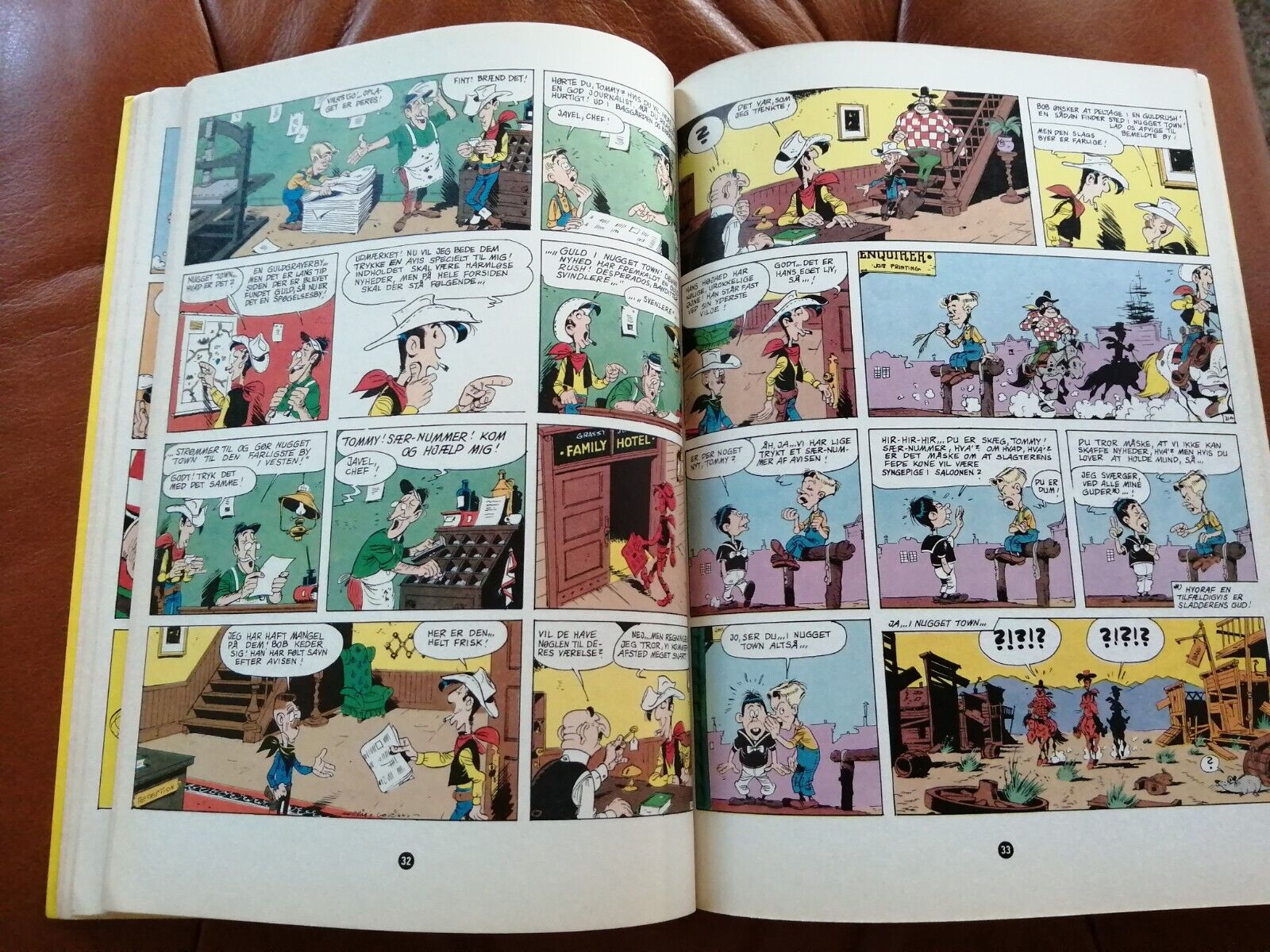 Denmarkcomic book"Lucky Luke" no 19Morris  Goscinny1982