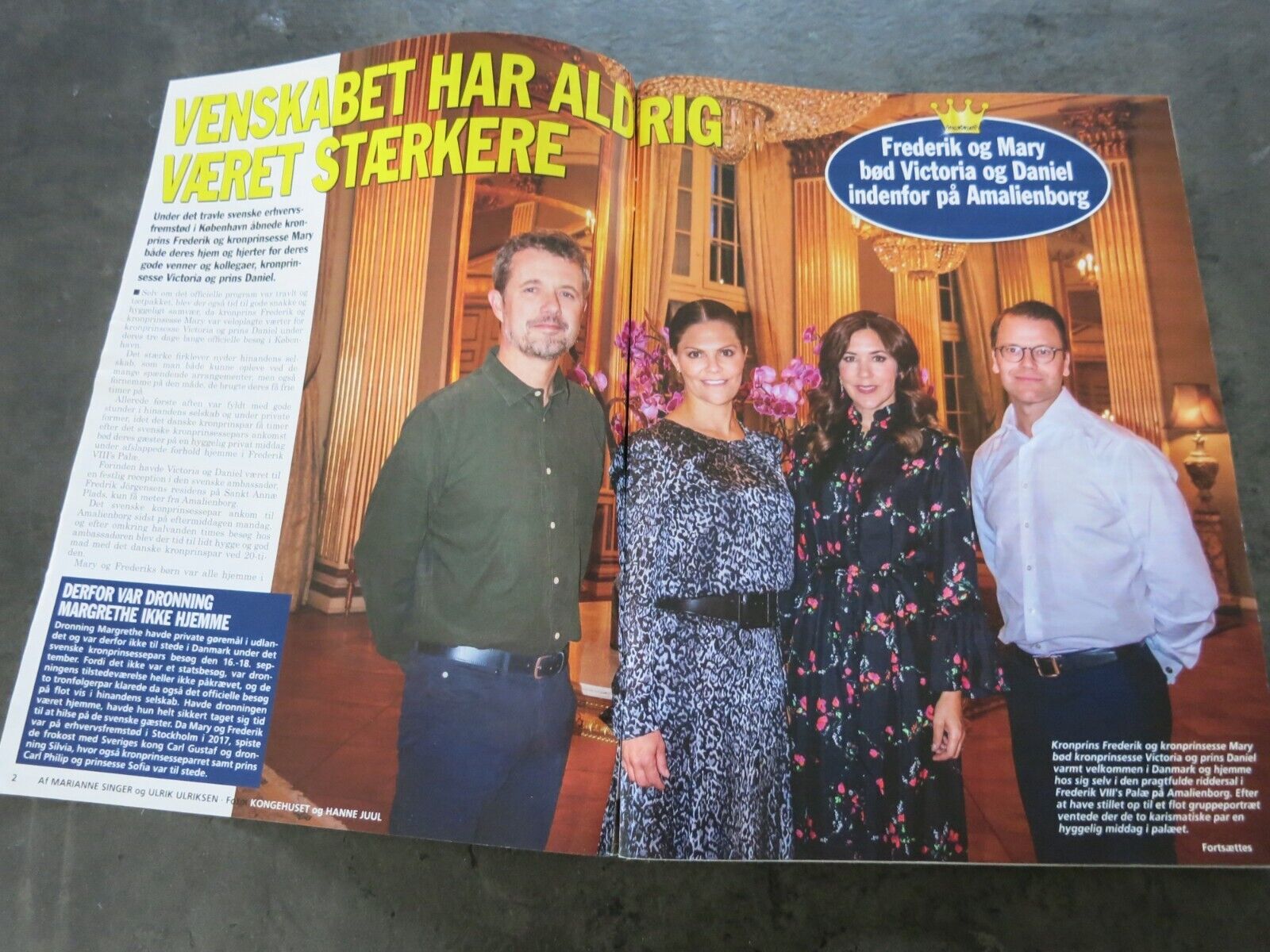 Mag ROYAL Princess MARY Victoria Madeleine MARGRETHE Silvia DOWNTON ABBEY Q46