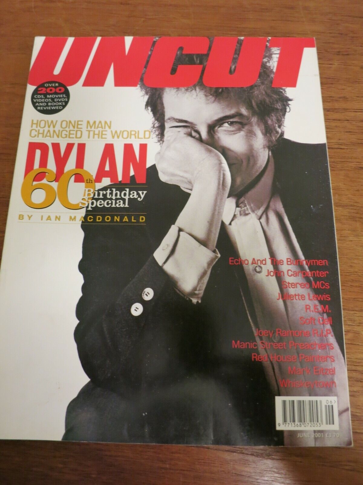 UK Magazine BOB DYLAN Juliette Lewis ECHO AND THE BUNNYMEN L28