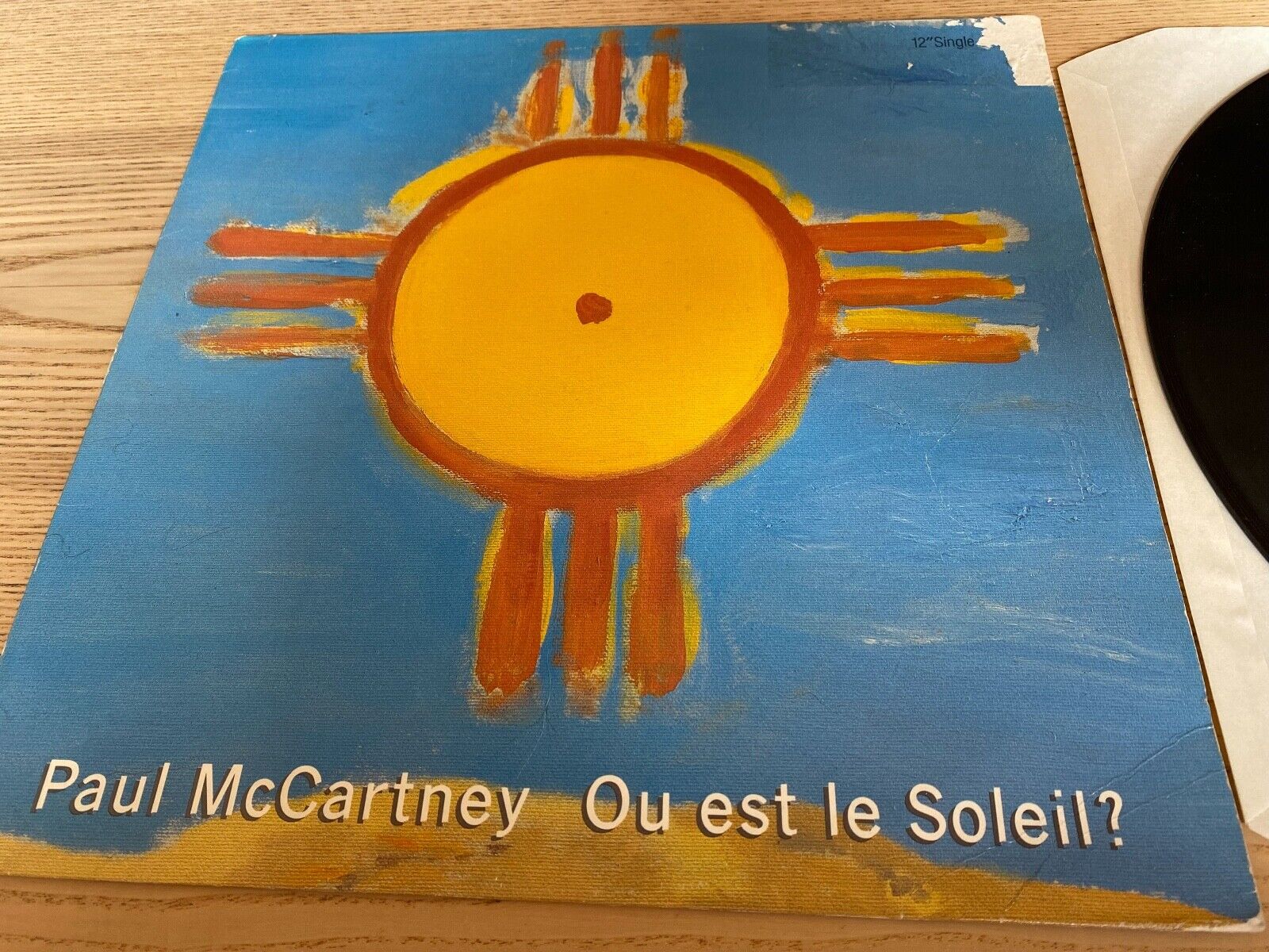 PAUL MCCARTNEY "OU EST LE SOLEIL?" CAPITOL RECORDS 1989 USA PRESS 3 REMIXES RARE