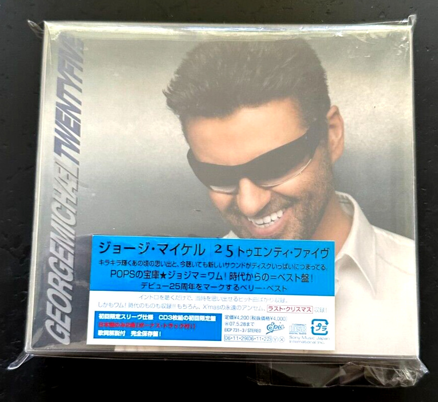 GEORGE MICHAEL ''TWENTY FIVE'' - JAPAN 3-CD - DELUXE EDITION - BONUS TRACKS