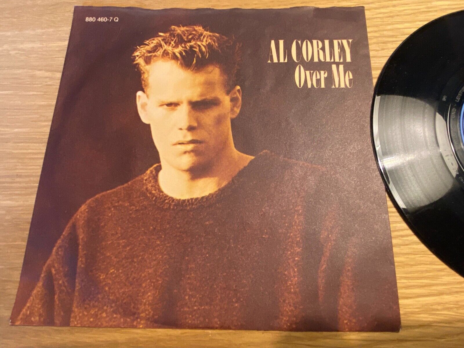 AL CORLEY "OVER ME / AIN´T IT TRUE" 1984 WEST GERMAN PRESS 7" SINGLE MERCURY OOP