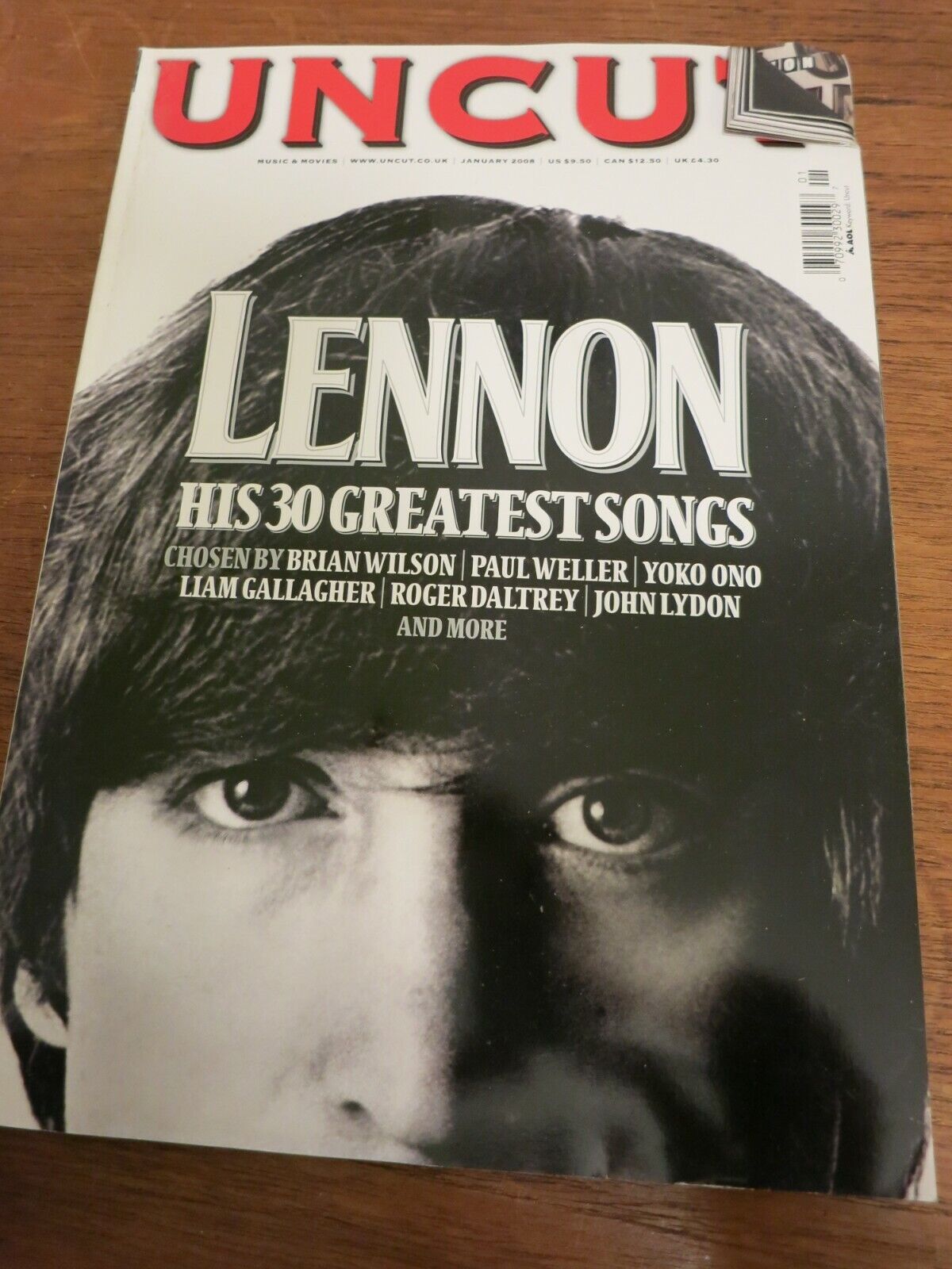 UK Magazine JOHN LENNON BEATLES Duran BRUCE SPRINGSTEEN Bob Dylan U2 nIRVANA L32