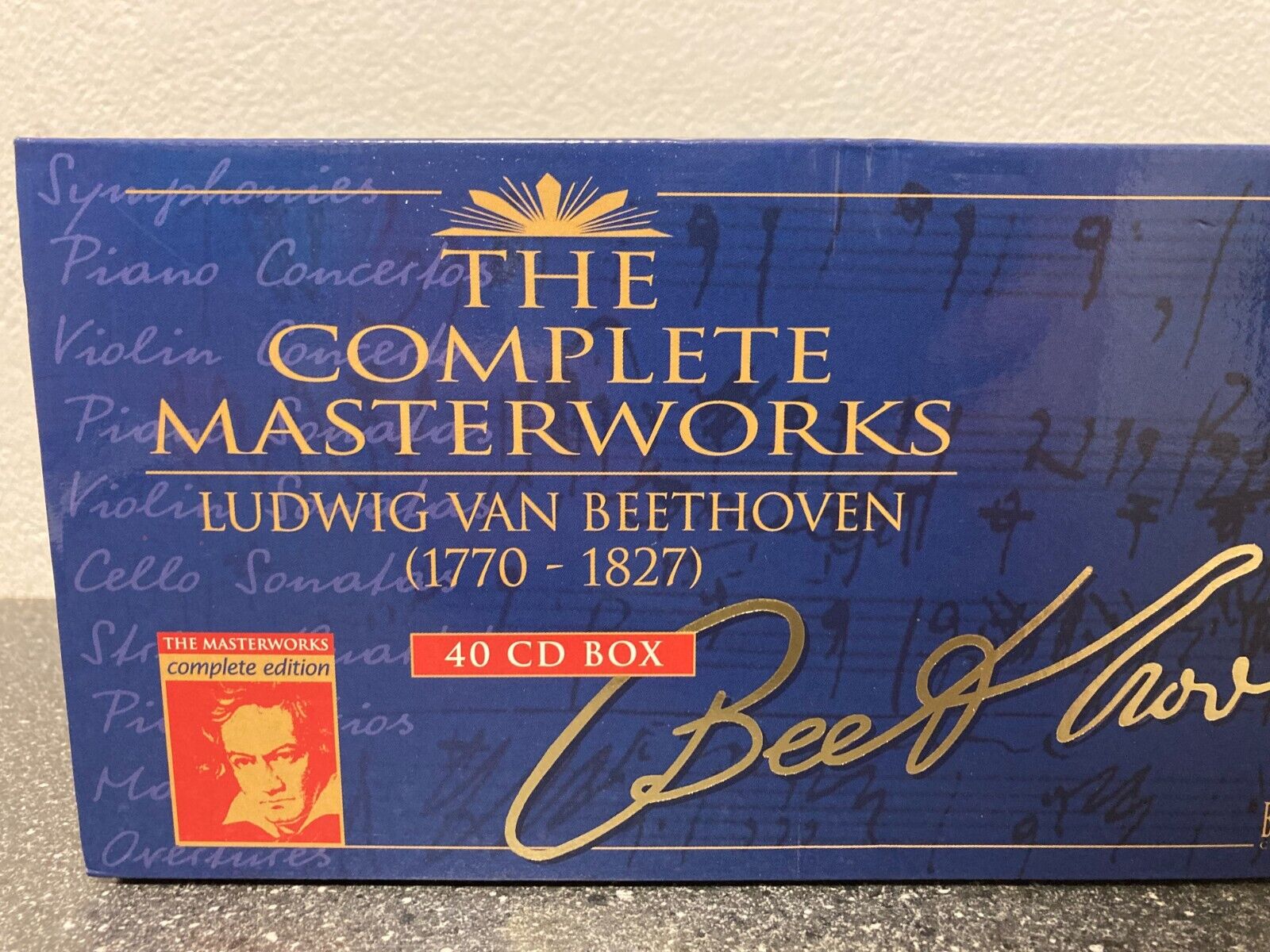 Ludwig Van Beethoven The Complete Masterworks 40 CD Box Set Near Mint Condition