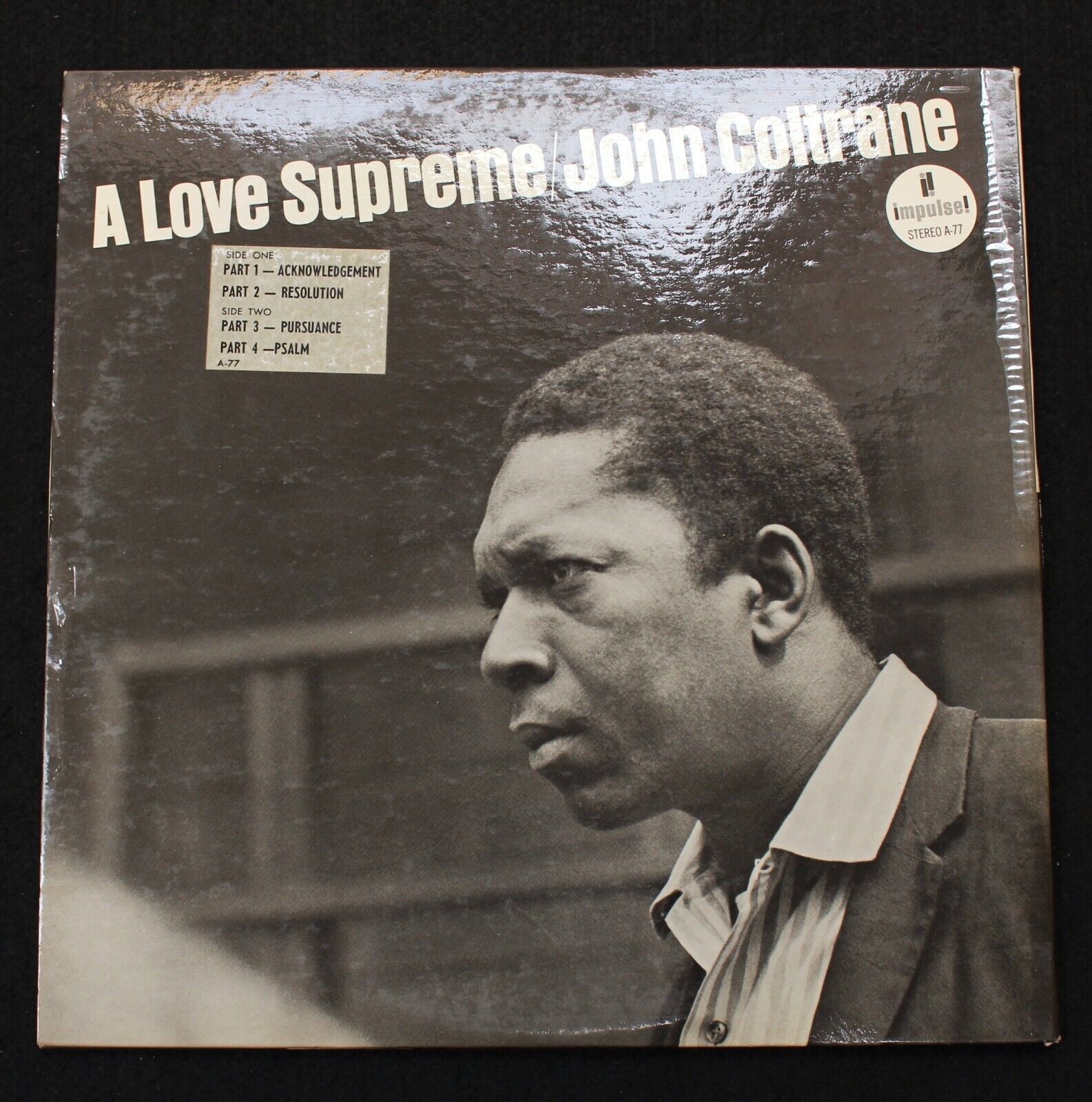 JOHN COLTRANE A Love Supreme US orig STEREO Impulse 1965 LP *MINT-* Superb