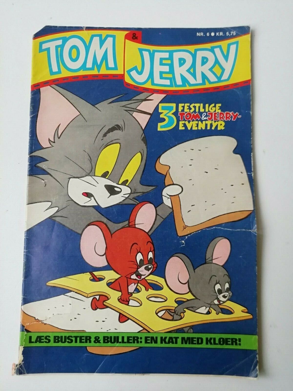 "Tom og Jerry" No 6/1980 Danish comic book