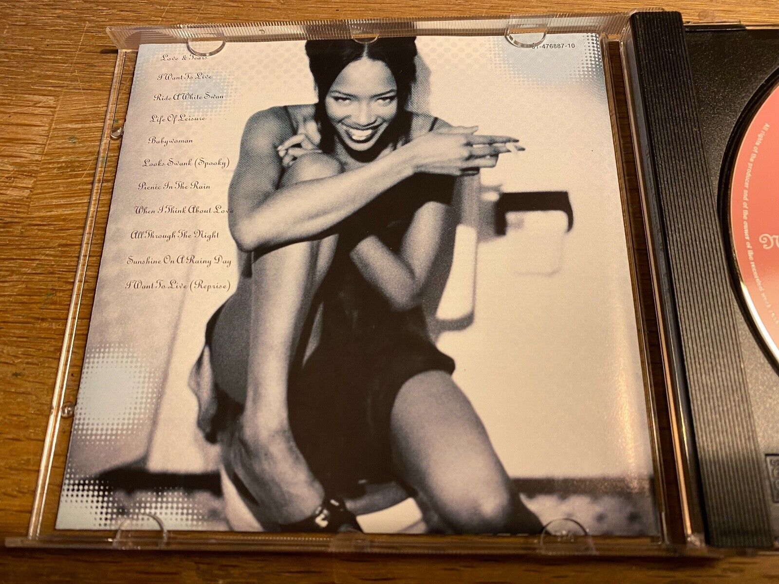 NAOMI CAMPBELL "BABYWOMAN" 11 TRACKS CD ALBUM EPIC RECORDS SACEM BIEM SUPERMODEL