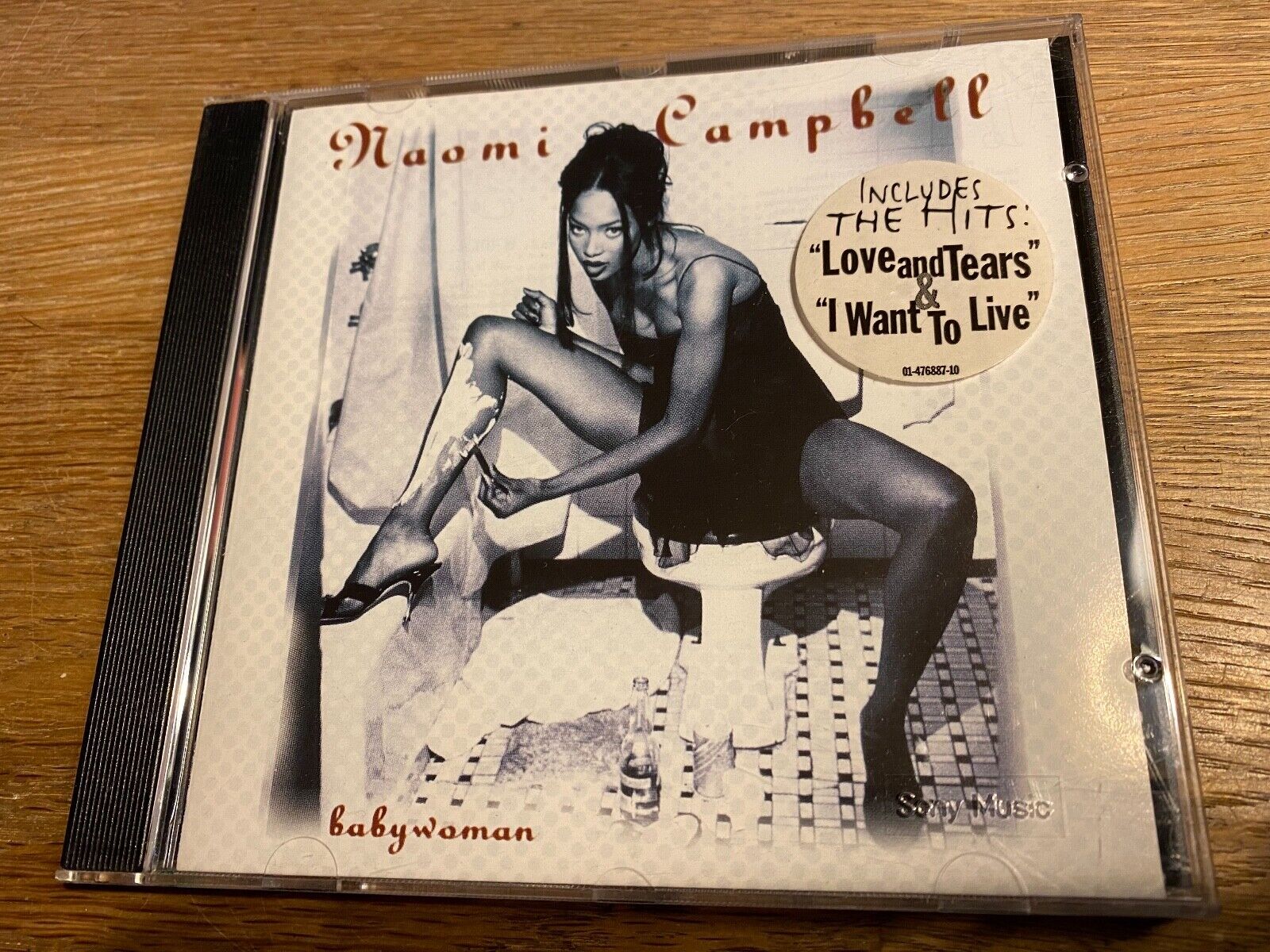 NAOMI CAMPBELL "BABYWOMAN" 11 TRACKS CD ALBUM EPIC RECORDS SACEM BIEM SUPERMODEL