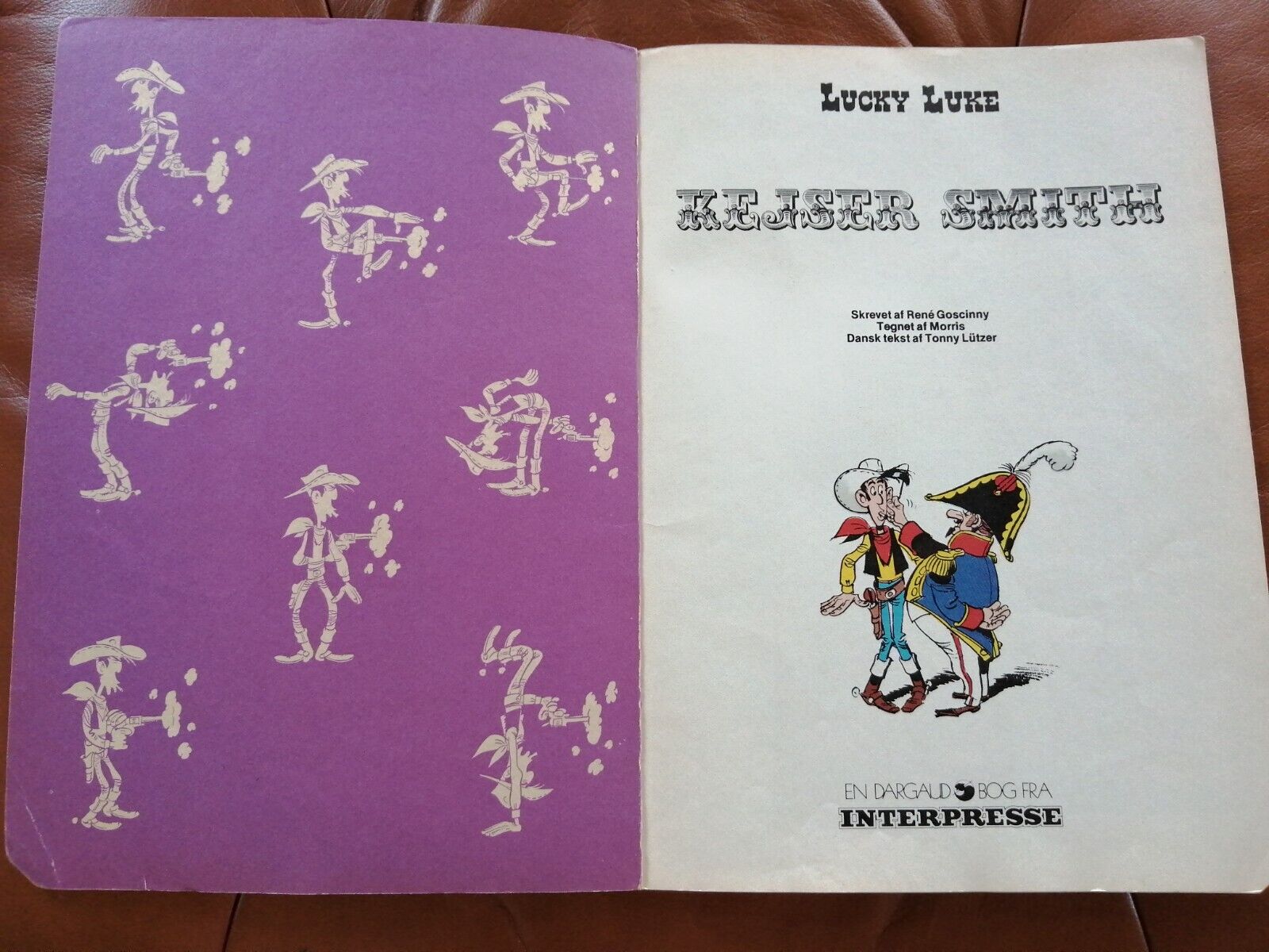 DenmarkComic bookLUCKY LUKE no 26 L'Empereur Smith Interpresse 19771st ed