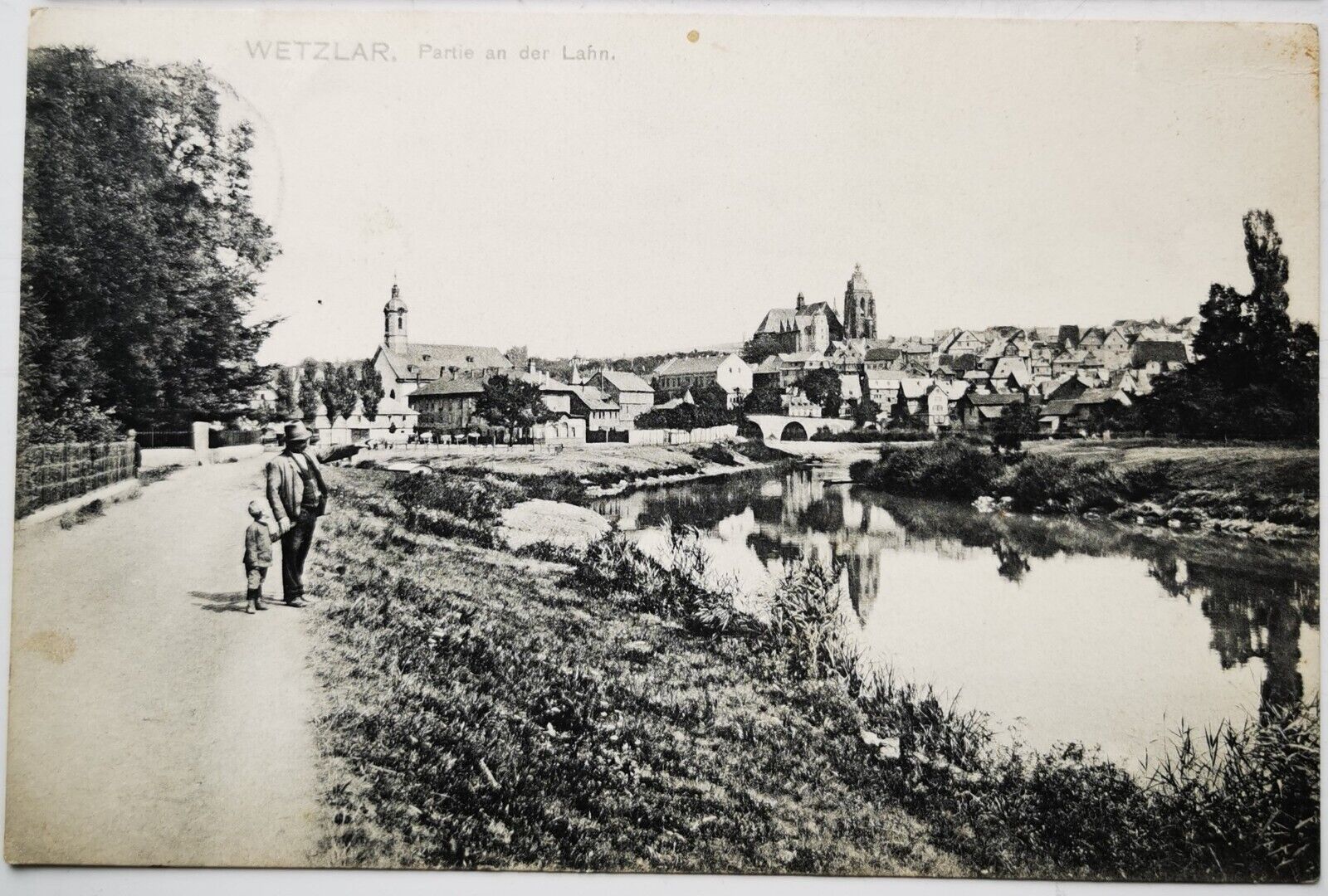 Two old postcard´s: Motifs from Wetzler Germany Mailed to Denmark pok1505